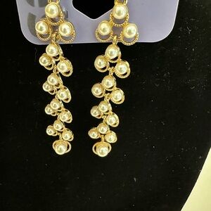 Claire's Gold Chandelier Earrings